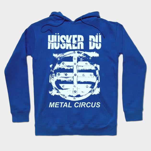 90s Husker Du Metal Circus Hoodie by Gumilang